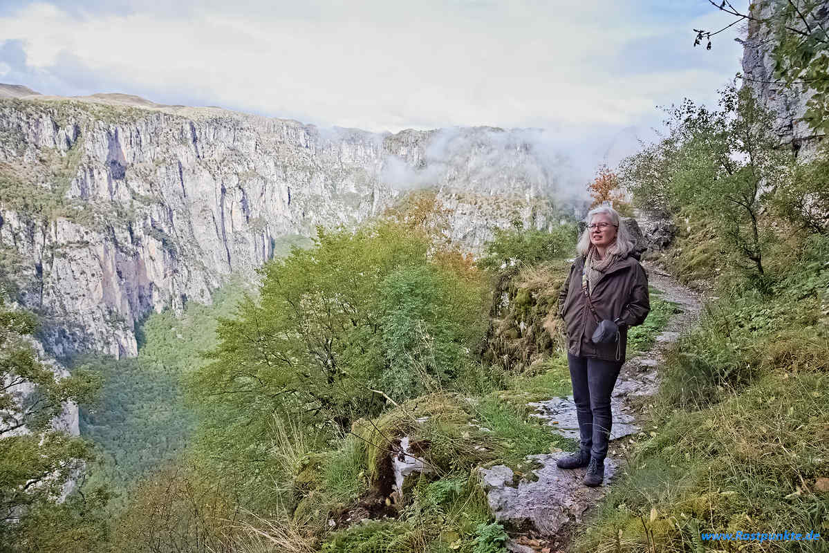 VikosSchlucht Die tiefste Schlucht der Welt Rastpunkte