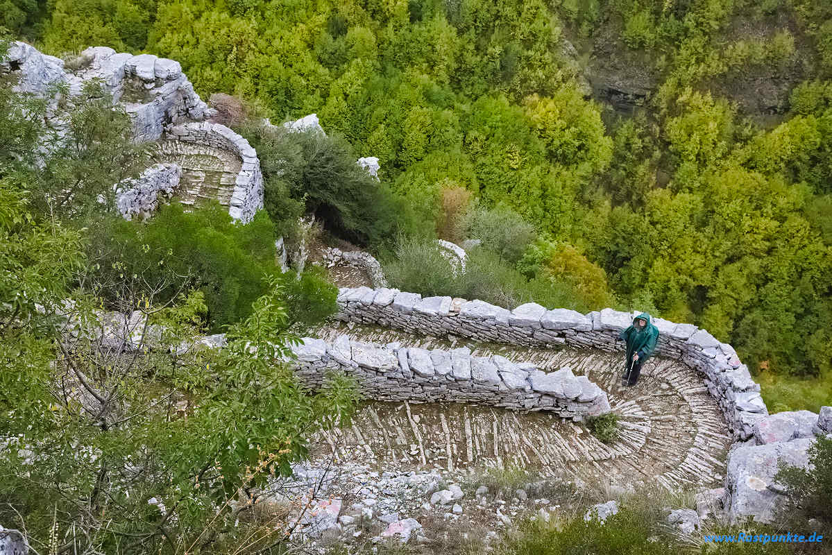 VikosSchlucht Die tiefste Schlucht der Welt Rastpunkte